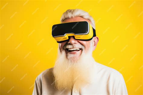 Premium AI Image | Retirement reimagined senior embraces virtual