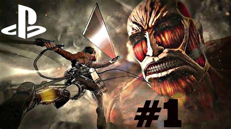 Attack On Titan Ps4 Playthrough Part 1 The Beginning Of An Epic