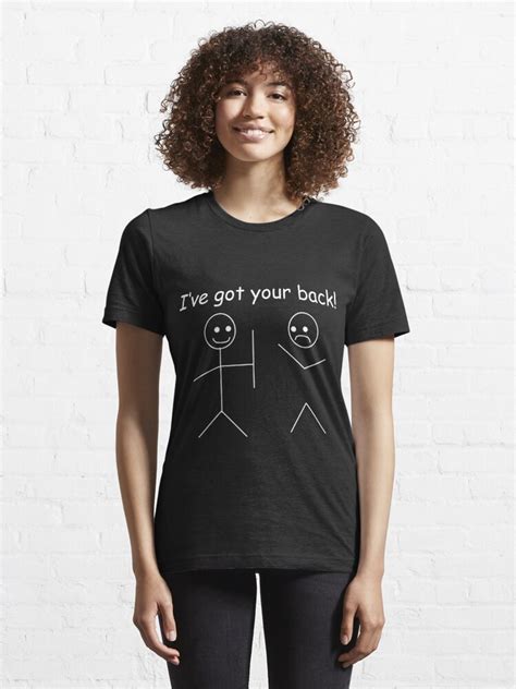 Ive Got Your Back Stick Figures T Shirt By Fsmooth Redbubble