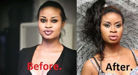 Nigerian Female Celebrities Who Allegedly Did Plastic Surgery Photos