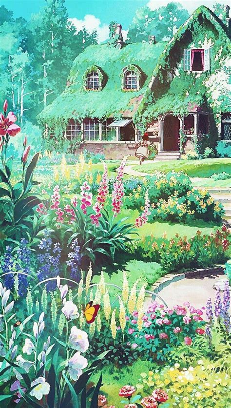Studio Ghibli Garden Scenery Wallpapers Top Free Studio Ghibli Garden