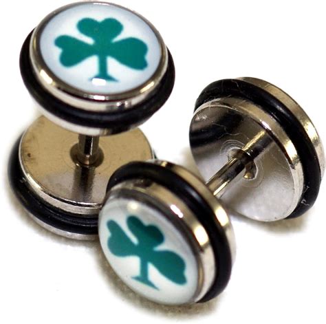 Cloverleaf Clover Leaf Stainless Steel Fake Cheaters Faux