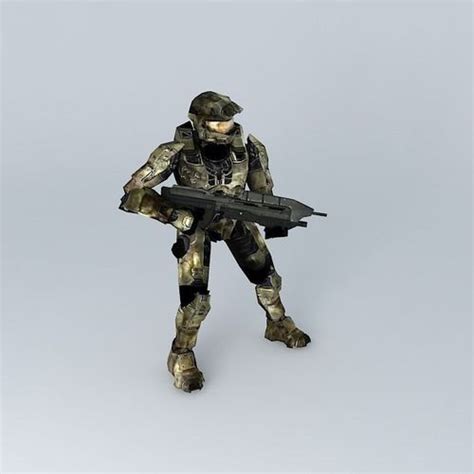 3d Model Halo 3 Master Chief Or Spartan Cgtrader