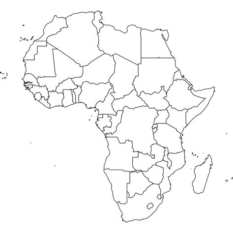 Map Of Africa But I Divided It Completely Randomly With Absolutely No Respect To Cultural