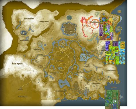 My Attempt At Placing The Gb Titles Into Botws Map Breathofthewild