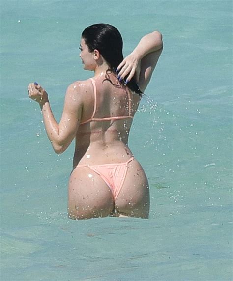 Kylie Jenner In Bikini On The Beach In Turks And Caicos