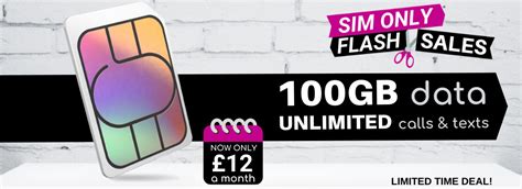 Cheapest Sim Only Deals 100gb Data Sim Card Best Offers Phones Ltd