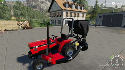 Case Ih 235 Lawn Tractor And Car Hauler Mod Pack V10 Mod Farming