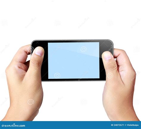 Touch Screen Mobile Phone Stock Image Image Of Display 24872671