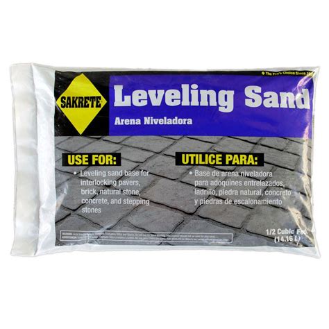 Sakrete 05 Cu Ft Paver Leveling Sand 100061838 The Home Depot