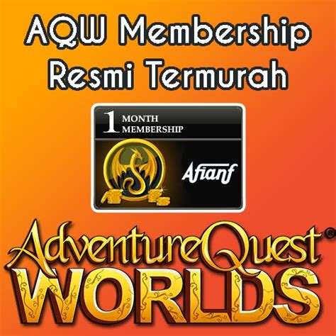Jual Aqw Membership Upgrade Resmi Termurah Aqw Aqworlds Adventure
