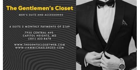 The Gentlemens Closet Baltimore Updated March N Charles