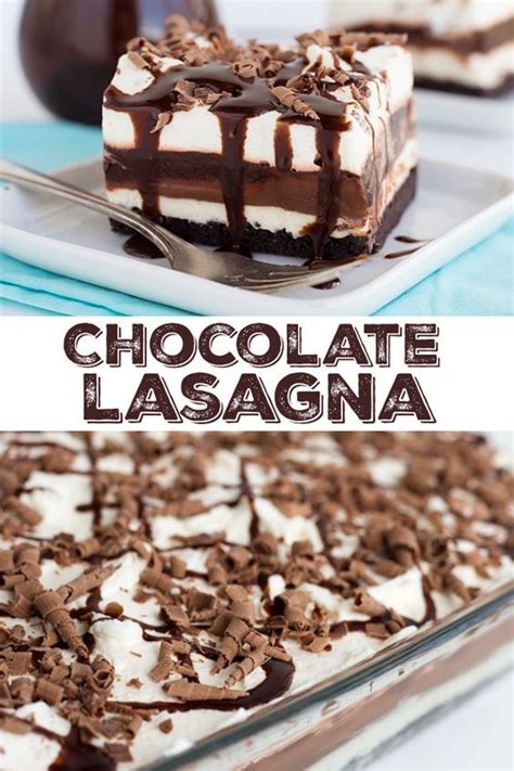 Find healthy, delicious summer dessert recipes, from the food and nutrition experts at eatingwell. Chocolate Lasagna | Summer desserts, Chocolate dessert ...