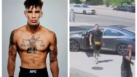 ¡mala idea luchador de la ufc propina golpiza a ladrón que intentaba robar su auto video viral