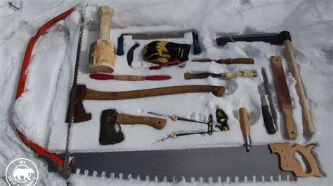 The Hand Tools I Am Using To Build My Log Cabin And Choosing The Cabin Site