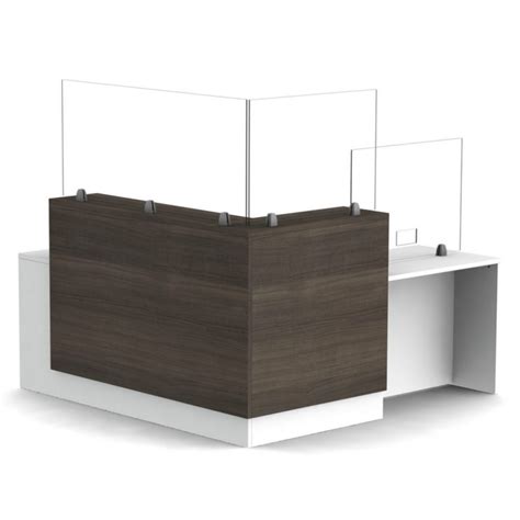 Clear Barriers For Reception Desks Atwork Office Furniture Canada