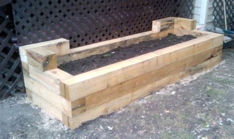 How To Make Timber Garden Planters Easy Project For Wood