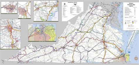 Virginia Railroad Map