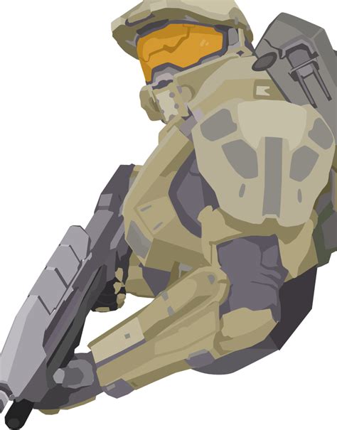 4 Master Chief Vector Halo Master Chief Vector Free Transparent Png