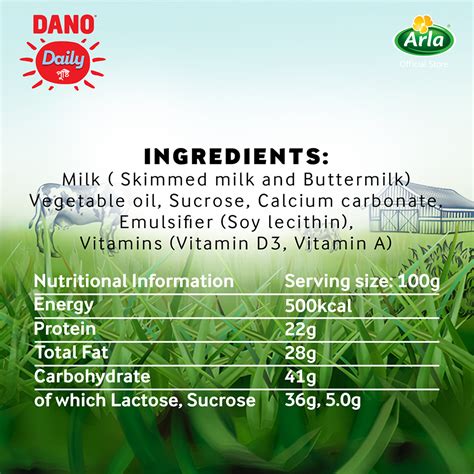 Dano Daily Pusti Milk Powder 500g