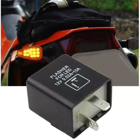 2 PIN LED FLASHER Relay Fix Fits Harley Turn Signal Light Fast Hyper