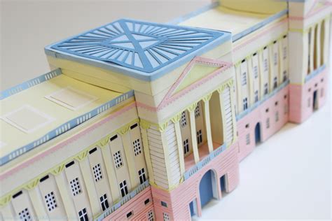 Buckingham Palace Paper Craft Model On Behance