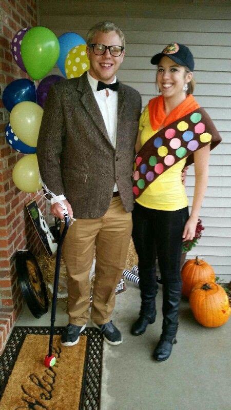 Carl And Russel From Up Couple Costume Halloween Funny Couple Halloween Costumes Halloween
