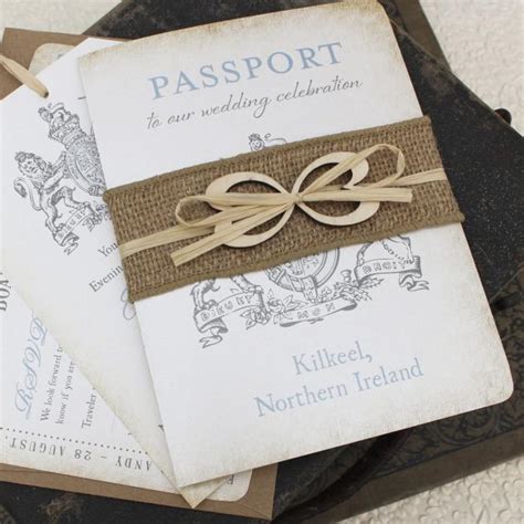 Tutte le novità e tendenze di quest'anno. passaporto inviti matrimonio - Partecipazioni per Matrimonio