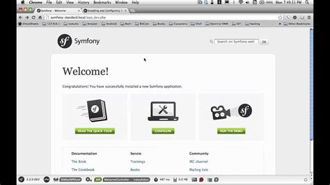 How To Install And Setup Symfony2 Using Composer Youtube
