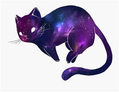 Cat Kawaii Galaxy Cute Spacefreetoedit Clip Art Download Kawaii Cat