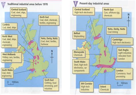 Economic Structure Of The Uk Gcse Geography B Edexcel Revision