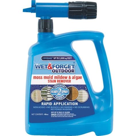 Wet And Forget 48 Oz Hose End Spray Concentrate Moss Mold Mildew