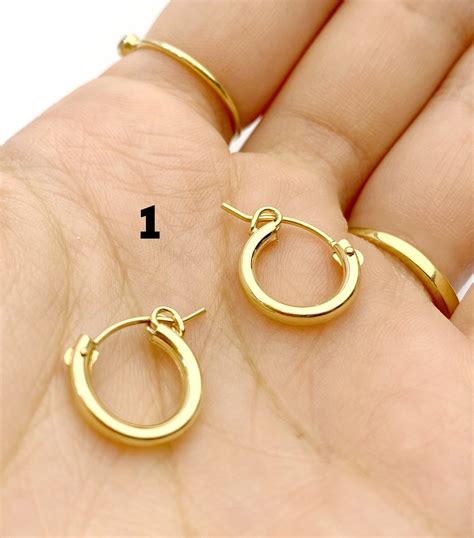 14k Gold Filled Euro Wire Hoop Earrings 5 Sizes Available