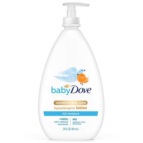 Baby Dove Sensitive Skin Care Body Lotion Rich Moisture 20 Oz 1 Ct