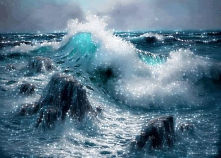 Ocean Waves Moving Background Ocean Wave Animated Discouragement