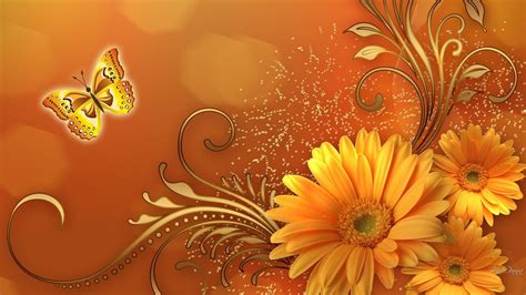 Orange Butterfly Wallpapers Top Free Orange Butterfly Backgrounds