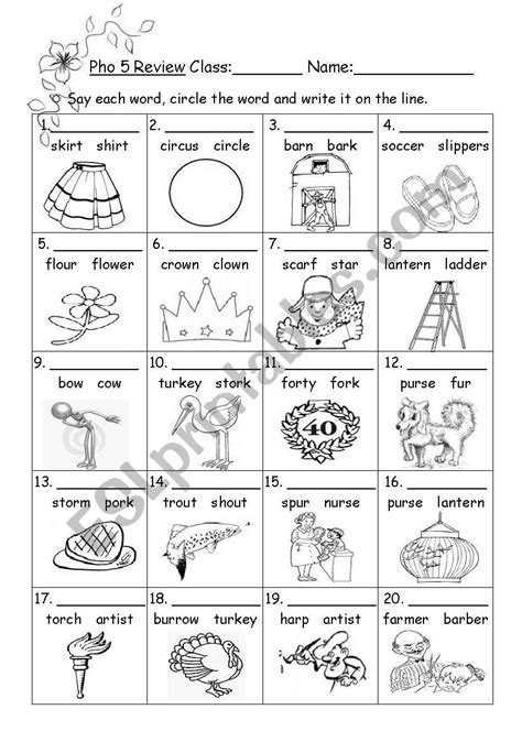Phonics English Esl Worksheets For Distance Learning And Phonics