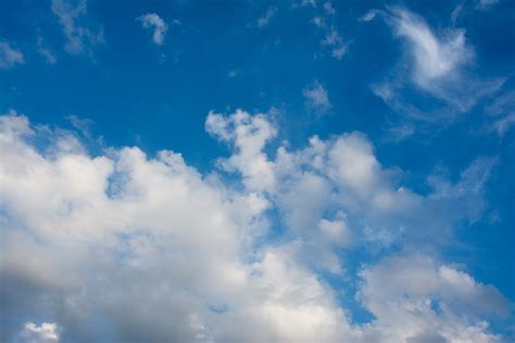 รูปภาพ ขอบฟ้า ท้องฟ้า แสงแดด ดู ตอนกลางวัน Cumulus สีน้ำเงิน