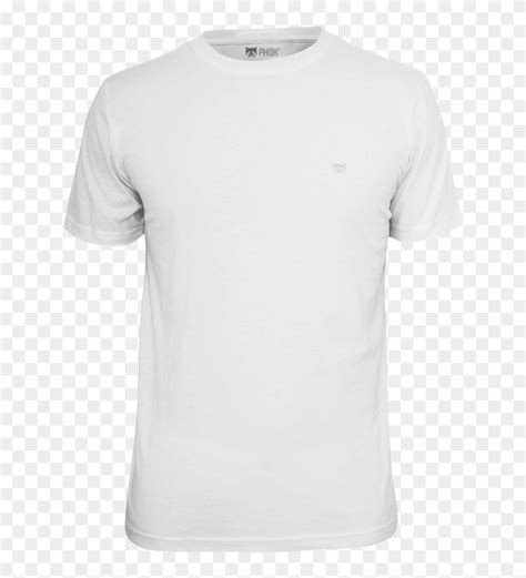 Camiseta Básica Bordada Phox Masculina Branca 1012 01 Camisa Branca