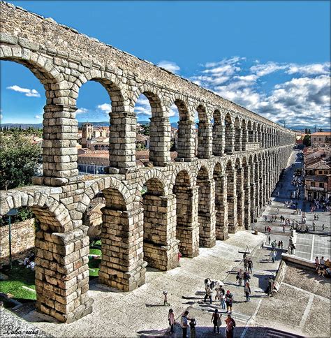 El Acueducto De Segovia Imagen And Foto Técnicas Panoramas Motivos