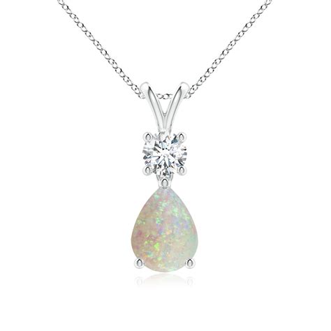 Pear Shaped Opal V Bale Pendant Angara