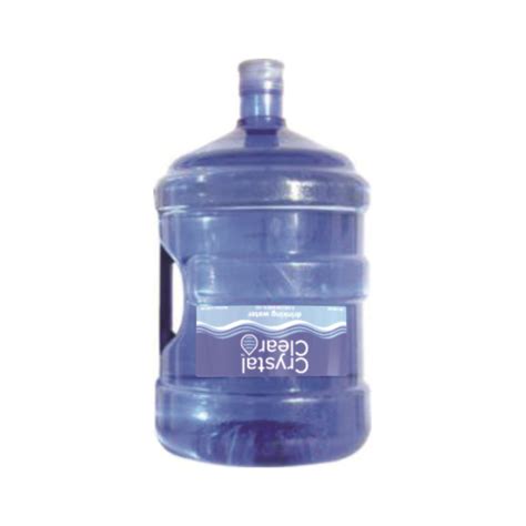 Crystal Clear Drinking Water 5 Gal Pet Crystal Clear Bottled Water