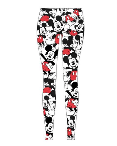Disney Lovely Mickey Mouse Print Leggings In Multi Mickey Clothes
