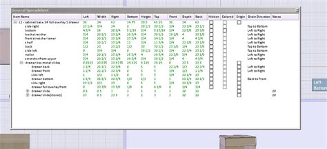 We did not find results for: Cabinet Calculator Excel Like in SketchList 3D - Sketchlist 3D