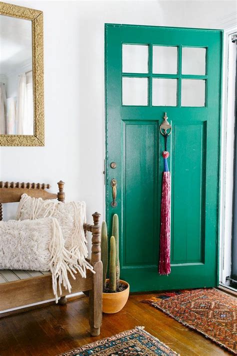 Elegant Front Door Decorating Ideas Home To Z In 2020 Green Front