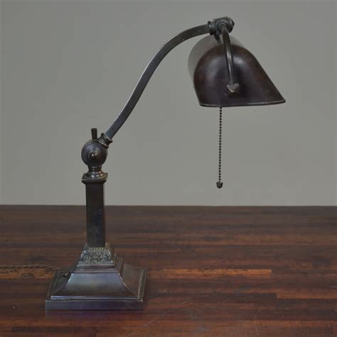 Antique And Reclaimed Listings Antique Bronze Bankers Desk Table Lamp