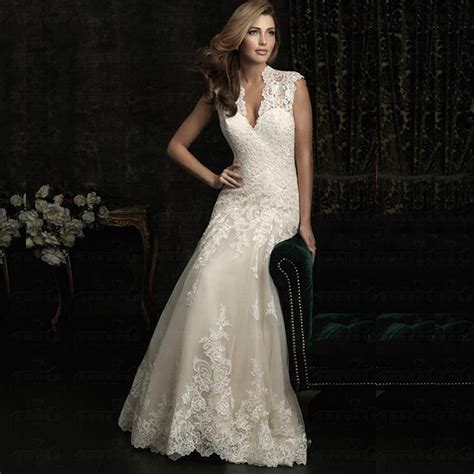 Vintage chic for topvintage 50s. Lace Wedding Dress 2016 Backless Zipper Plus Size Beach ...