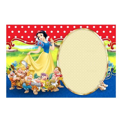 5 Snow White Invitation Free And Low Cost Birthday Template