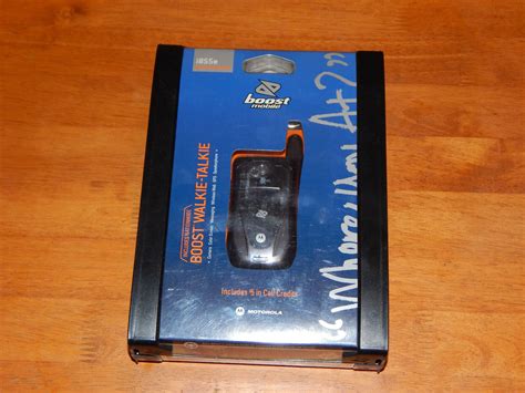 Boost Mobile I855e Walkie Talkie Flip Phone 2007 New Sealed Ebay