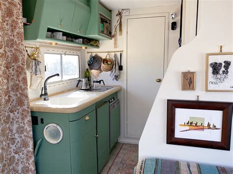 Rv Remodel Before And After Our Cottagecore Inspired Diy Rv Kitchen